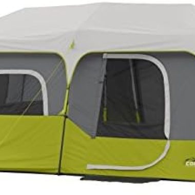 Core 9 Person Instant Cabin Tent – 14′ x 9′, Green (40008)