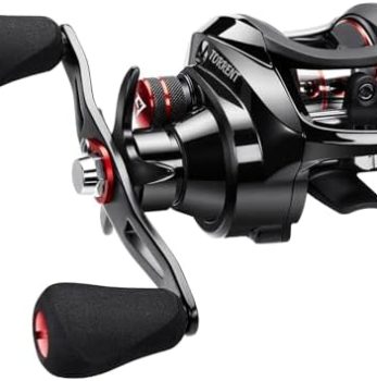 Piscifun Torrent Baitcaster Fishing Reel, 18LB Carbon Fiber Drag Baitcasting Reel, Magnetic Braking System Casting Reel, Available in 7.1:1 and 5.3:1